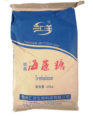 Pure Natural Trehalose Sweetener Food Grade Sugar 25kg Woven Bag