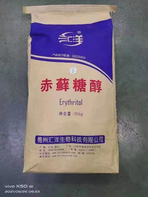 Sugar Free Crystal Erythritol Zero Calorie Sweetener 30 Mesh Food Ingredients